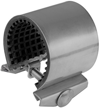 Gebo Edelstahldichtband Durchmesser: 21-25 mm Rohrgröße: 1/2 Zoll Edelstahl Dichtband | Dichtschelle | Reparaturschelle | Dichtungsschelle für Wasserleitungen