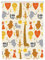 Lichtblick Klemmfix Verdunklungs-Rollo mit Motiv, ohne Bohren, Blickdicht, Seitenzugrollo, Made in Germany, Cute Animals - Gelb 120 x 150 cm (B x L)