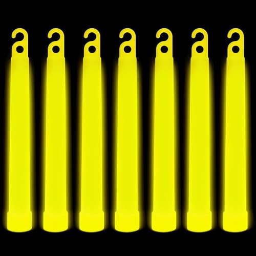 Trimming Shop Lot de 25 lanières phosphorescentes de 15,2 cm de qualité supérieure - Ultra lumineuses - Pour le réveillon du Nouvel An, une fête de remise de diplôme, le camping