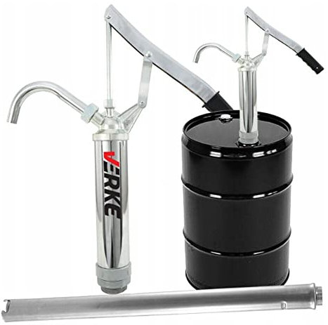 Generico Pompa Manuale a Pistone per Benzina Gasolio Olio Travaso Liquidi da Fusto Professionale