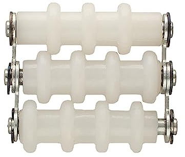 Pärlsmedens trådplattång – trådelement – 4,4 cm x 3,8 cm med tre 3 cm nylonrullar – räta ut tråd, ta bort böjningar, veck och förbered dig för trådinpackning och smyckestillverkning