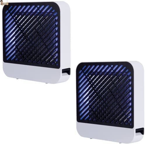 BricoLoco.com Uccide zanzare elettriche, lampada ultravioletta cattura zanzare professionale 30 cm Uso interno commerciale, locale o casa serbatoio insetti estraibile, appendere, scrivania, parete (2)