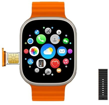 Reloj inteligente HW ULTRA 2 CALL AMOLED 4G, 2 GB RAM, 16 GB ROM, descarga de aplicación, juego de Android, compatible con SIM, cámara dual NFC, monitor