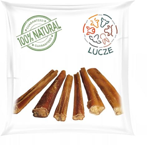 Kalbsziemer wie Ochsenziemer für Hunde 12cm Kaustangen hart natürlicher Kausnack Eigenherstellung Lucze
