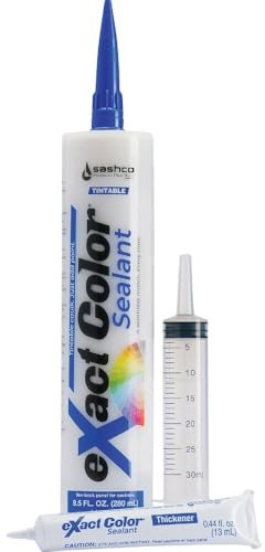 Sashco - 12010 Exact Color Custom Colored Caulk - DIY Kit (9.5-Ounce, Single Pack)