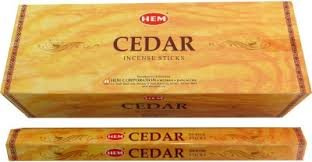 The Indian Connection Cedarrökelse - Hem-märke - 1 låda med cirka 120 pinnar