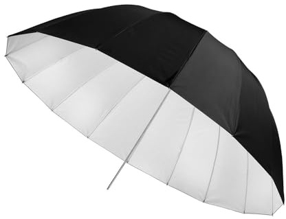 Westcott Paraguas profundo Apolo de 53 pulgadas (135 cm) con interior reflectante blanco rebote