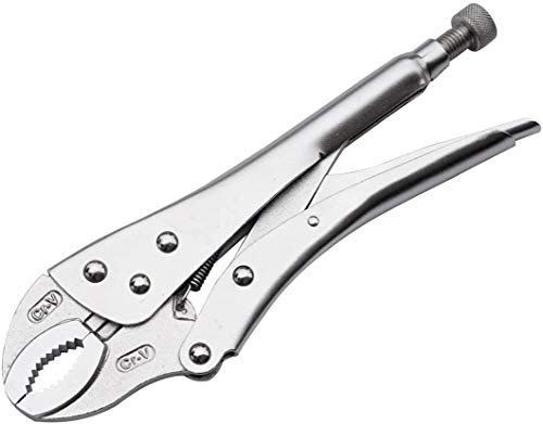 GOSWIFT 12inch Heavy Duty Locking Pliers, Curved Jaw, Vice-Grip Locking Pliers
