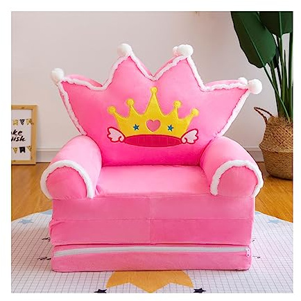 YUDIZWS Divano pieghevole per bambini del fumetto, divano per bambini pieghevole in peluche forma per bambini Divano Schienale Poltrona letto imbottita 2 in 1 Flip Open Couch Seat