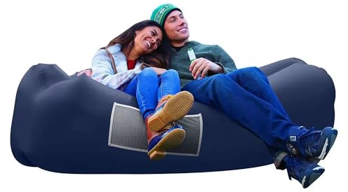 Lettino Gonfiabile Air Sofà - Materassino Portatile per Interni ed Esterni, Ideale per Spiaggia, Piscina, Campeggio e Viaggi, Facile da Gonfiare e Comodo da Trasportare