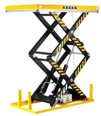 montacargas Elevador hidráulico eléctrico de capacidad máxima de 1000 kg, plataforma elevadora de carga de banco de trabajo pequeño y simple plataforma de elevación