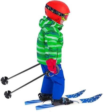 Ski Set for Kids - Cross Country Snow Skis with Poles and Bindings for Beginners Age 3-4, Perfect for Winter Sports and Outdoor Fun