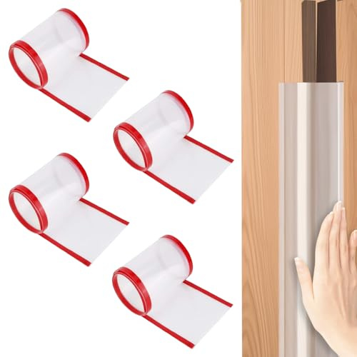 Tür Fingerschutz Finger Klemm Schutz: WIYETY 4 Stück Fingerklemmschutz Türen für kinder Klemmschutz Türen Bandseite Einklemmschutzleiste für Kindergarten Klassenzimmer um Ein Einklemmen Verhindern