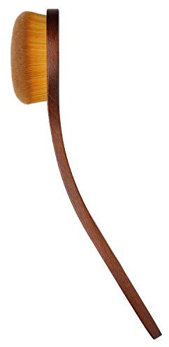 FOUNDATIONPINSEL - PUDERPINSEL mit soft touch Faser / vegan / Kunstfaser / Gr.14 / Made in Germany / 1 Stück