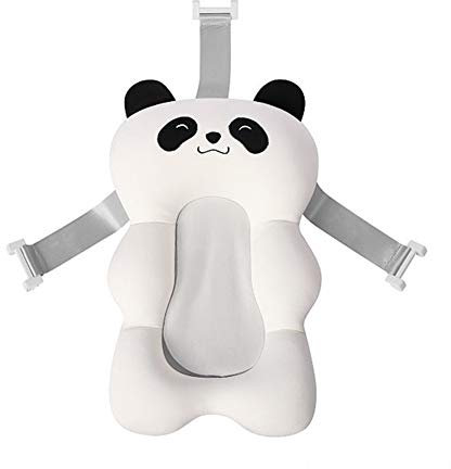 aniceday Cojín de baño para bebé de 0 a 6 meses (Panda Roux Blanco)