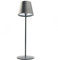 NCC-Licht LED Akku Tischleuchte Anthrazit IP54 Indoor & Outdoor 3,6 Watt 170 Lumen RGBW Farbwechsel warmweiß 3000K Dimmbar