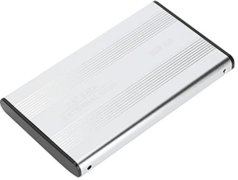 Akozon Boîtier de Disque Dur Externe Portable 2,5 Pouces 2 to, HDD Plug Play 3 to USB2.0 SSD Disk Box Boîtiers Durs Externes 1 to pour Ordinateurs Portables OS X Stockage de Données