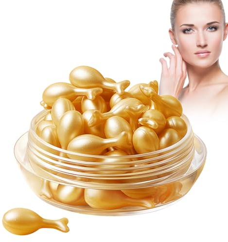 Crème Hydratante Pour Le Visage, 30 Pièces Capsule De Sérum Pour Le Visage Creme Anti Rides Femme Capsules D'essence Sérum De Soin Du Éclaircissant, Réduit Les Rides (Escargots)