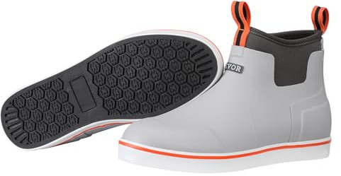 VEVOR Knöchelstiefel, Regenstiefel, Gummistiefel mit Knöchelschutz, Arbeitsschuhe für Außenbereich, isolierte Schlammstiefel, ideal zum Wandern, Angeln, Jagen oder für die Gartenarbeit, Größe 10 US