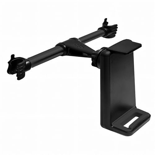 Retoo Tablet Halterung Auto Kopfstütze, Tablethalterung, Universal Handyhalterung 360 Grad für Smartphone und Tablet mit 4,7 bis 11,5 Zoll, Tablet Halter Kinder Kopfstützenhalterung, Schwarz