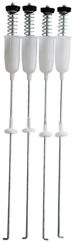 Montesy 4 amortiguadores ajustables para lavadora, barra de suspensión antivibraciones para reducir vibraciones y ruido