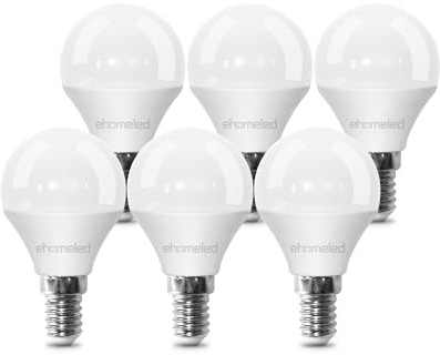 E14 LED Warmweiss 7W Lampe, ersetzt 60 Watt Glühbirne, 3000K P45/G45 Birne