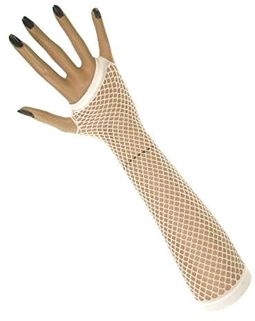krautwear® Dam fingerlösa näthandskar handvärmare handskar långa