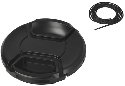 vhbw Bouchon d´Objectif 67 mm, Plastique Noir Compatible avec Zeiss Milvus 1,4/50, Zeiss Milvus 2/100 M, Zeiss Milvus 2/50 M