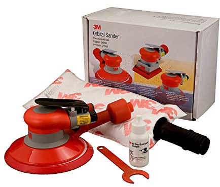 3M Self-Generated Vacuum Random Orbital Sander 20208, 6 in, 5/16 in Orbit, 1 per case