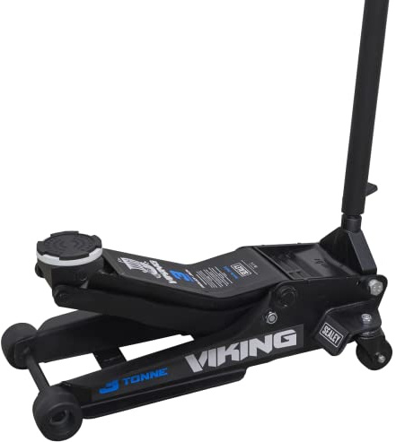 Sealey Viking Cric Roulant à Profil Bas 3 tonnes avec élévateur de fusée – 3100 to