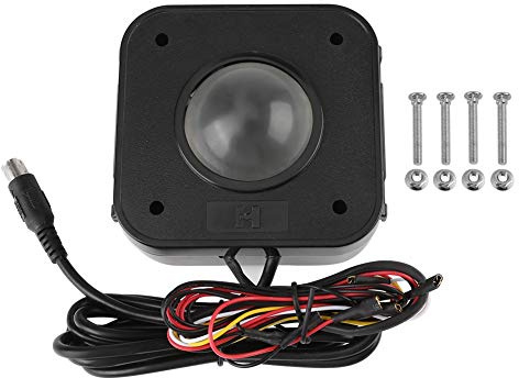 CHICIRIS Trackball-mus, upplyst 4,5 cm rund LED trackball-mus PS/2 kretskortanslutning
