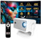 Proiettore 4K, Unicview TP350, Google Certificato Netflix, Videoproiettore Home Cinema con Android 13, 500 ANSI lumen, Auto Keystone, Messa a fuoco motorizzata, Keystone 4D, Zoom, WIFI6, Bluetooth 5.2