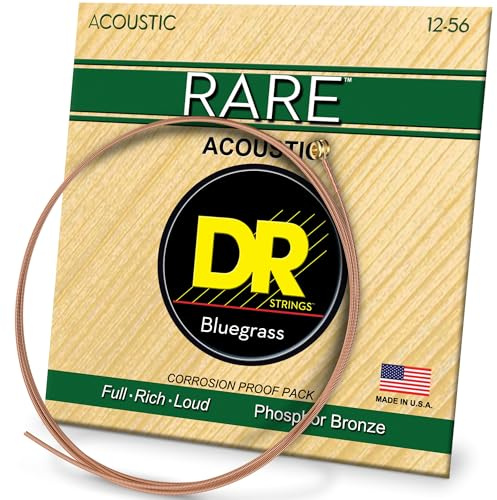 Dr Acoustic Rare Bronze Acoustic Guitar stringsbluegrass 12 – 56