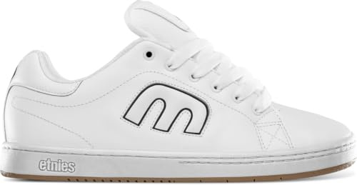 Etnies Chaussure de Skateboard Callicut pour Homme, Blanc/Noir, 42 EU