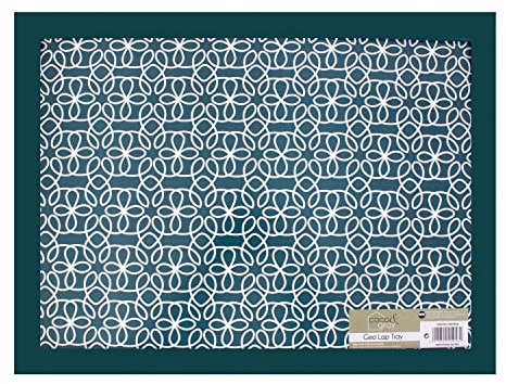 YöL Geometric Laptray Cushion Wood Dinner Laptop Work Home Lap Desk Bean Bag