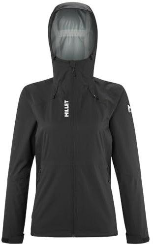 MILLET - Fitz Roy GTX JKT M - Veste Hardshell Femme - Membrane Gore-Tex Imperméable - Approche, Randonnée, Trekking, Lifestyle, Noir, XS