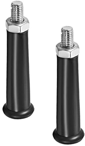 Lot de 2 poignées de serrage - Boutons à vis filetés M10 - Poignée tournante - Poignée de rechange pour tour industriel, fraiseuse