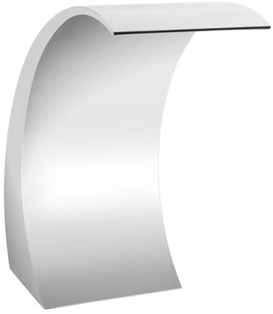 Douche et cascade d'eau pour piscine - Fontaine en acier inoxydable pour bassins de jardin et de patio