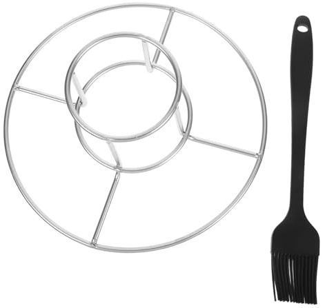 Toyvian 4 Piezas De Parrilla para Pollo con Forma De Lata De Cerveza Soporte para Pollo Suministros De Cocina Parrilla para Barbacoa Soporte para Pollo con Forma De Lata De Cerveza