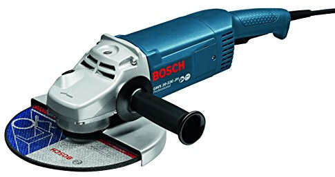 Bosch Professional Smerigliatrice Angolare Gws 20-230 Jh (Motore da 2.200 Watt, Ø Disco: 230 Mm, Incl. Maniglia Aggiuntiva)