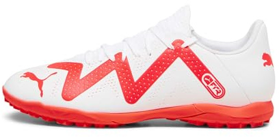 PUMA Future Play Tt Fußballschuh für Herren, Puma Weiße Feuer-Orchidee, 45 EU