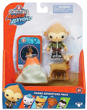 Octonauts Above and Beyond Paani Adventure Pack 7cm Toy Figure Playset with Accessories