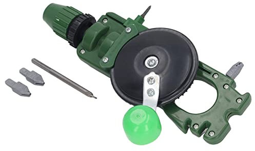 Perceuse à Main Manuelle, Perceuse à Manivelle épaissie, Couteau de Perçage de Trou de Coupe en Céramique de Verre Multifonctionnel Manuel d'affûtage de Ciseaux, Dénudeurs de Fil