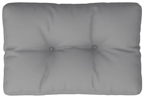 vidaXL Cojín para sofá de palets Tela Gris 50x40x12 cm