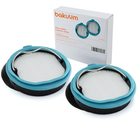 BAKUUM Pack De 2 Filtros Alto Rendimiento Para Cecotec Conga Rockstar RX50 | Rockstar 7500 Astral | Rockstar 8500 Infinity | Rockstar 9500 Lunar
