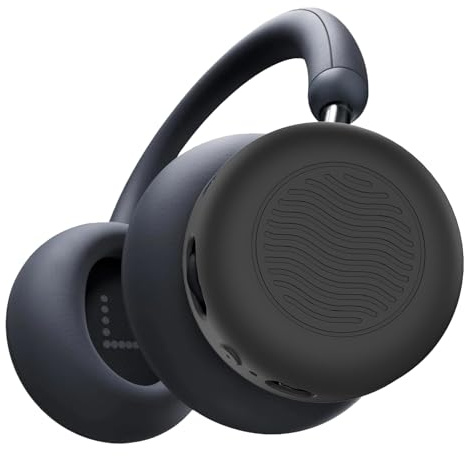 Custodie in silicone (1 paio) per CMF by Nothing Headphone Pro, morbide e delicate sulla pelle, antigraffio, antimacchia e all'usura, protezione affidabile per padiglioni auricolari (nero)