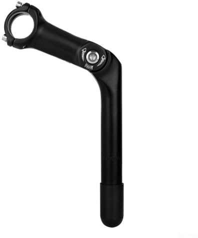 Ajustable para vástago de bicicleta para bicicletas de carretera y plegables, horquilla de 25,4 mm, manillar de 31,8 mm, extensión de 90 mm, longitud central de 180 mm, ángulo de ± 30°, aluminio 6061