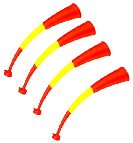 PIND Trompeta Vuvuzela España Extensible | Bocina para Celebraciones y Partidos de Fútbol | Pack 2/3/4