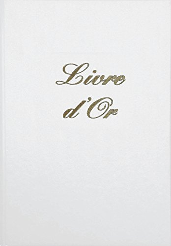 Elve Livre d'or Format 21x29,7cm 148 pages Couverture aspect cuir Blanc