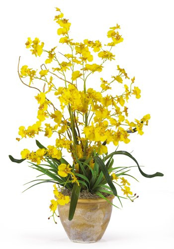 Nearly Natural Dancing Lady Silk Orchid Arrangement